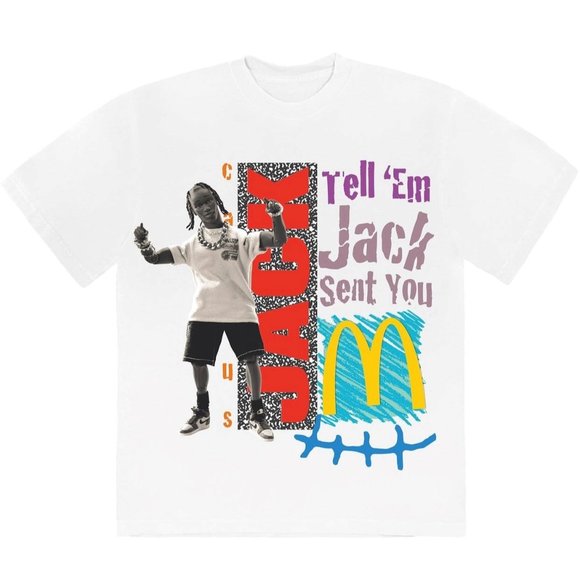 Travis Scott/McDonalds Cactus Jack Shirt, L, NWT - Picture 1 of 6